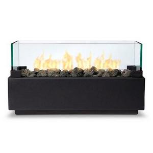 Two Harbors 14" Long Tabletop LP Gas Fire Table - Black - Project 62™