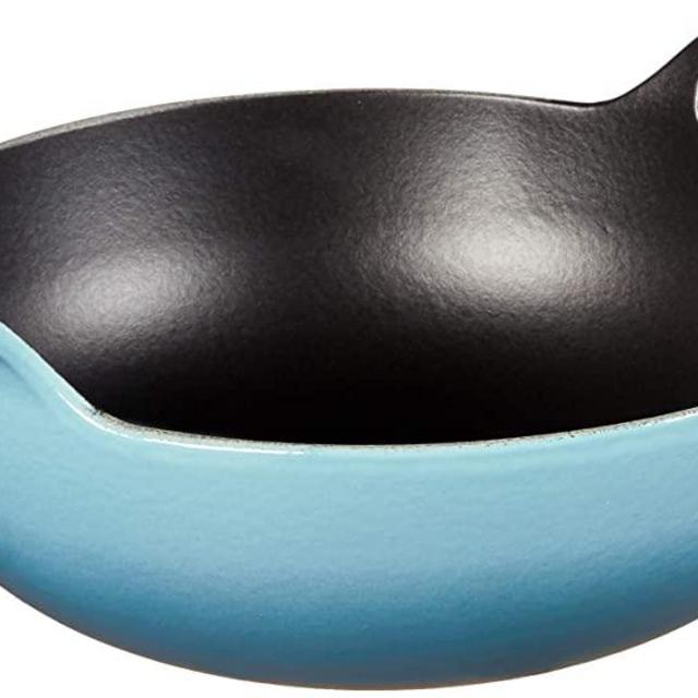 Le Creuset L2042-246M Enameled Cast Iron 3 quart Balti Dish, Marine