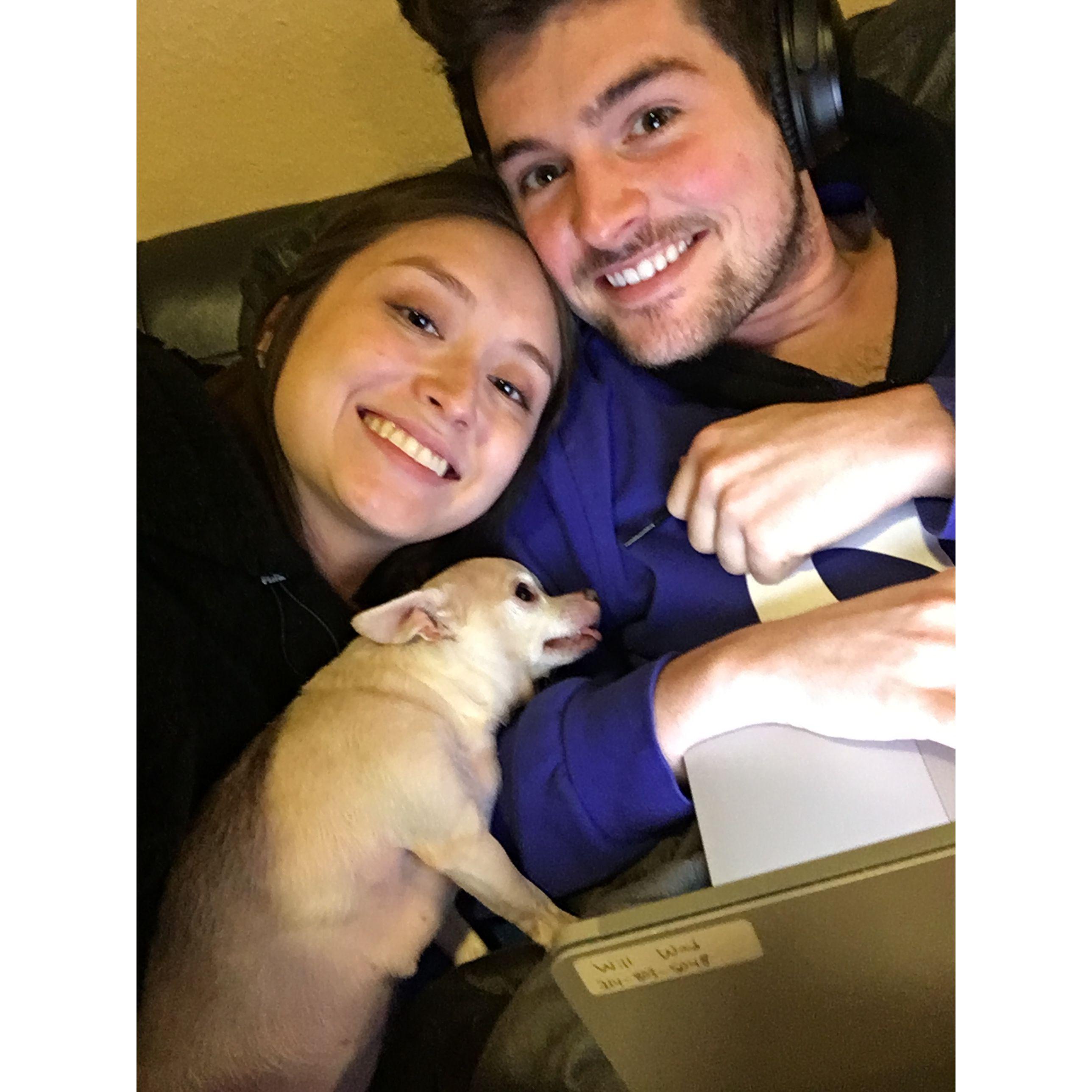 Family photo with our best girl, Coco Chanel