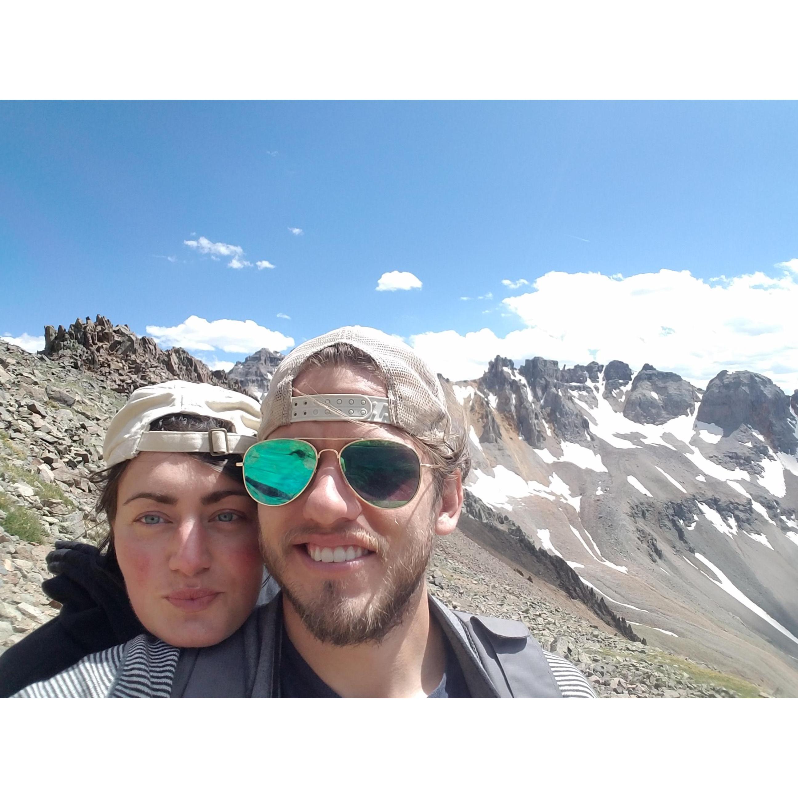 Almost summited Mount Sneffles, in Ouray, Colorado. (thanks for the hospitality Aunt Kath and Uncle Randy!!)