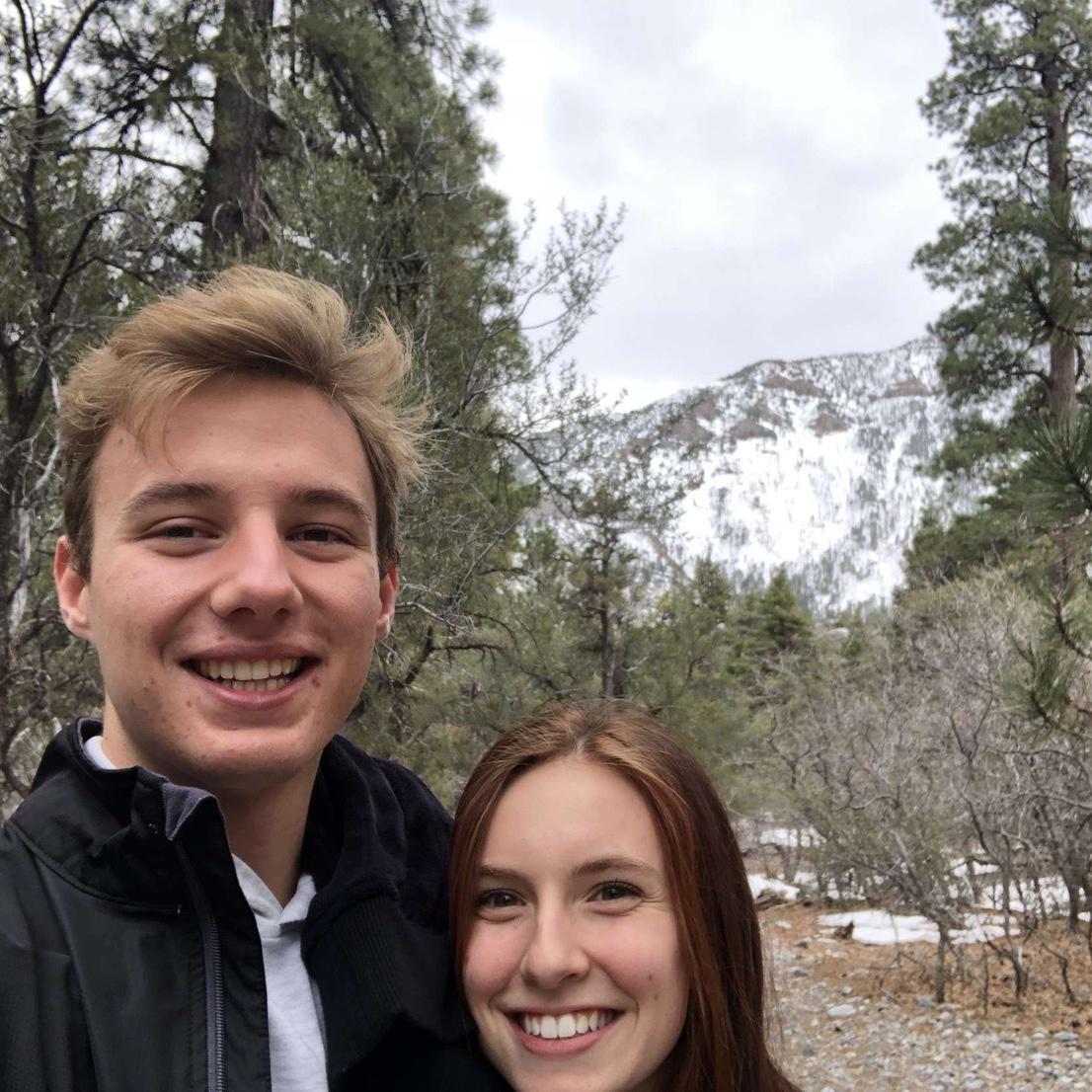 Our first picture together in December 2019