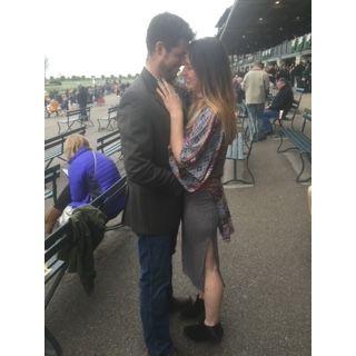 Our first trip to Keeneland together.