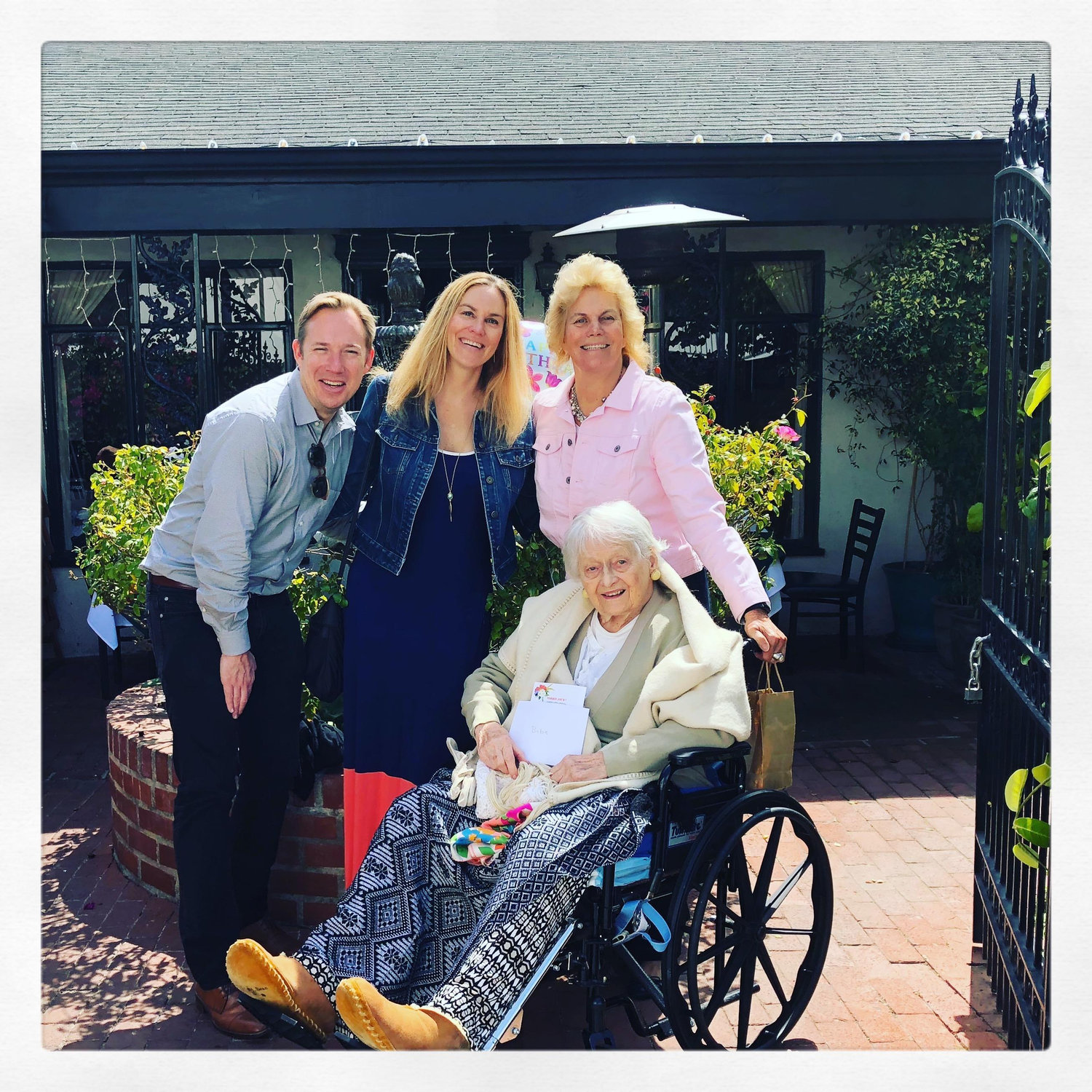 Our first time subjecting Ben to all three Allas at once! Her 98-year-old grandma's response to meeting Ben: "I think you chose very wisely."