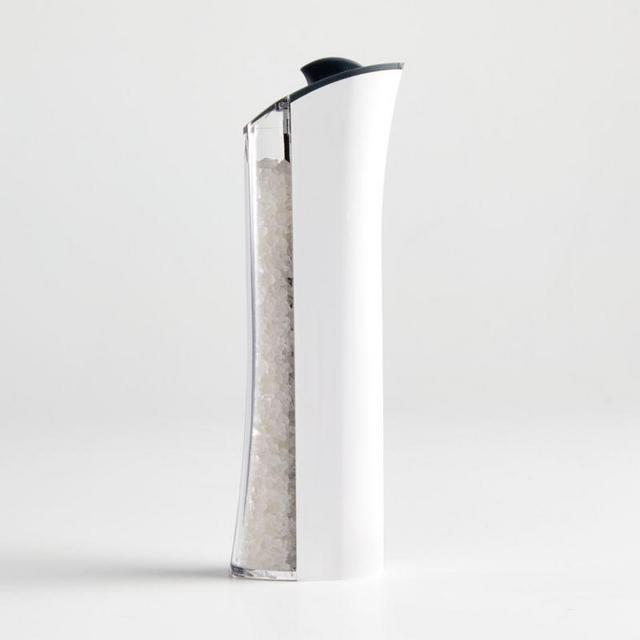 Trudeau Graviti Matte White Salt Mill