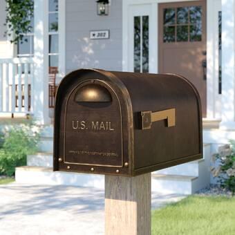 Alora Post Mounted Mailbox