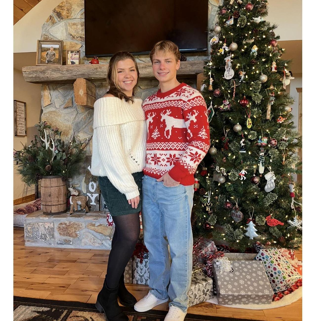 First Christmas as a couple - our favorite time of year!