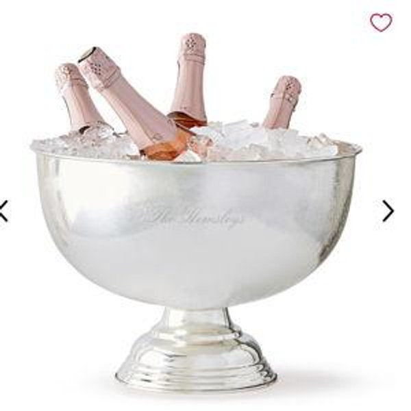 Celebration Wine Bowl - "The Hemsleys" in font Anderson