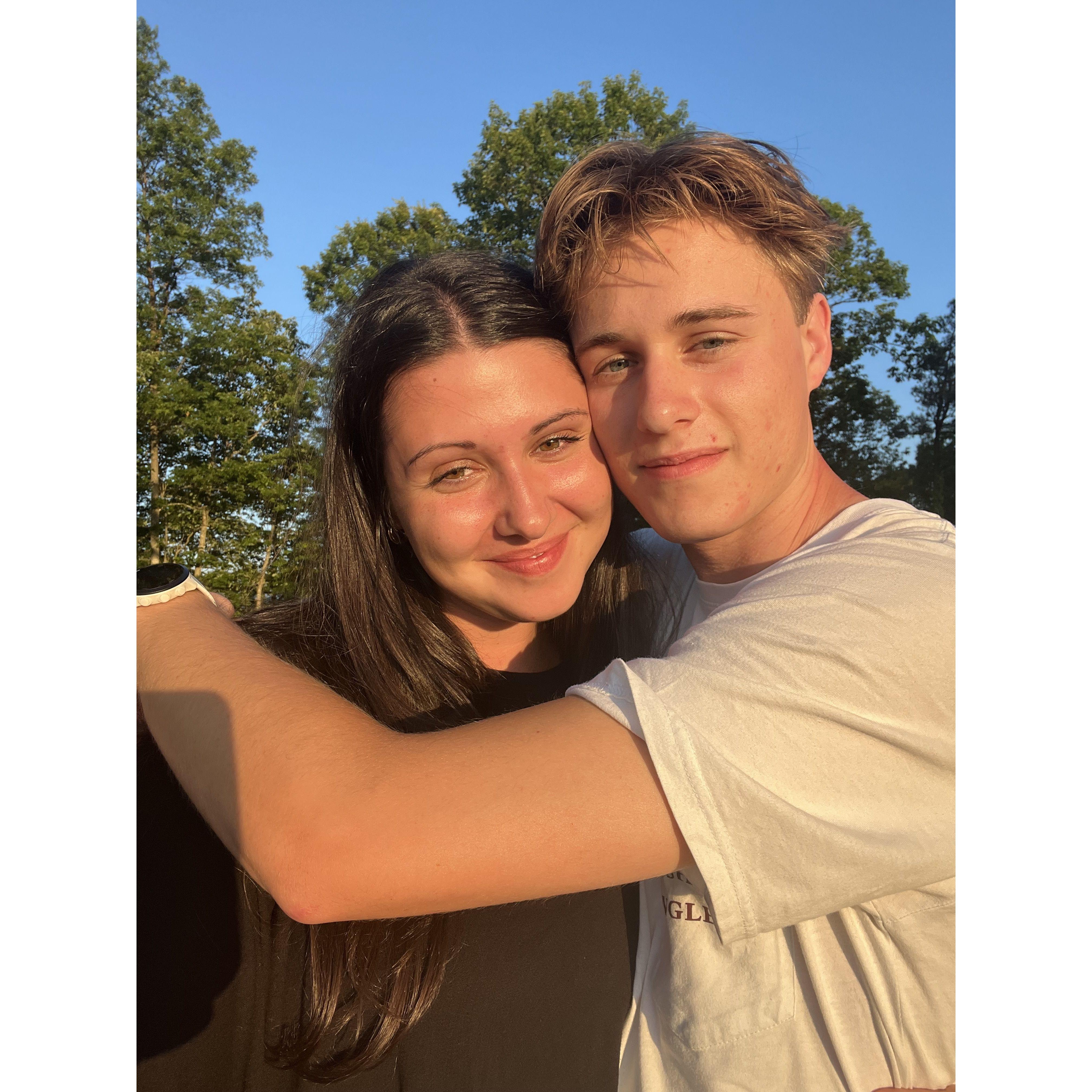 Before he left for 3 months :(