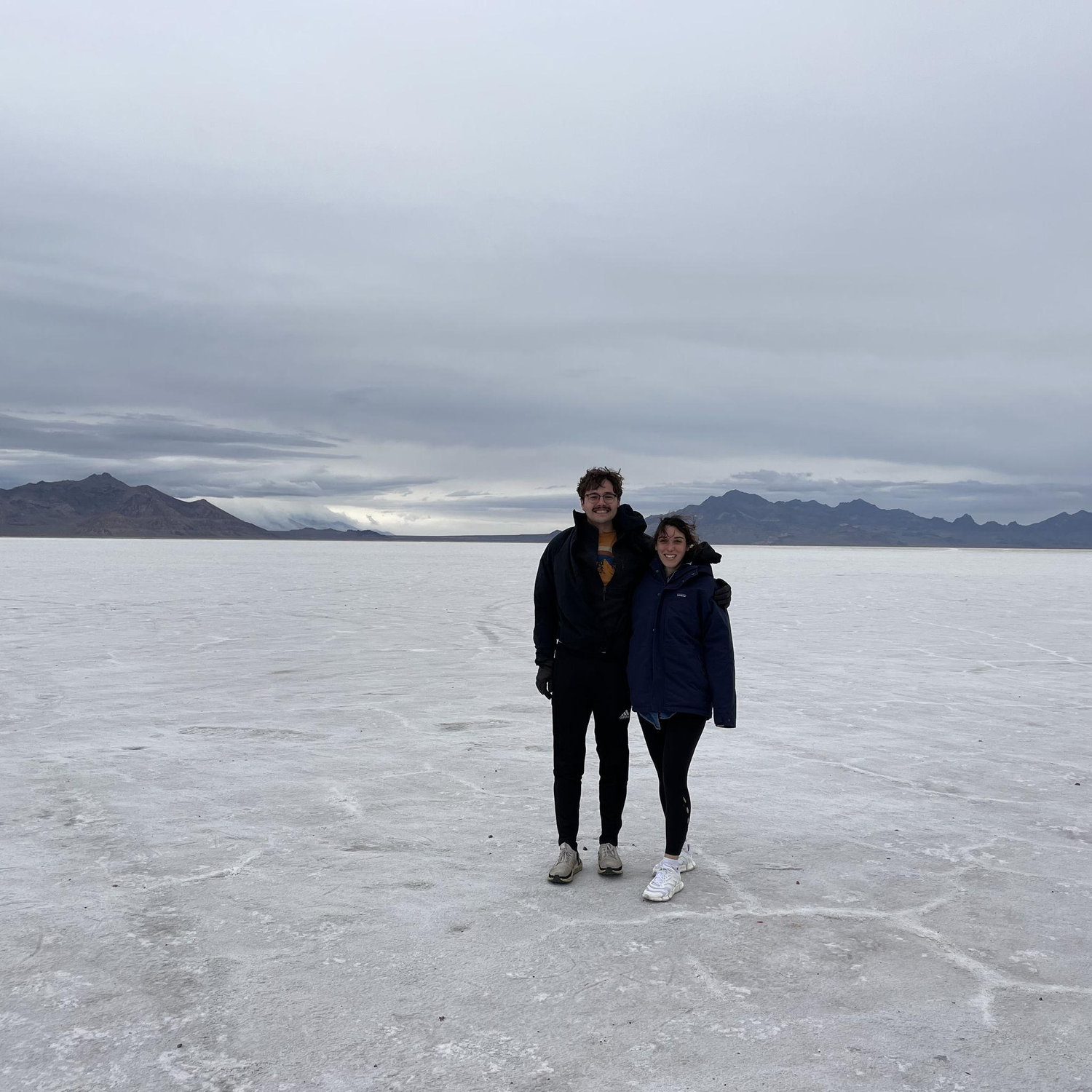 Salt Flats outside of SLC! Super windy, very flat, slightly salty! Fall 2021
