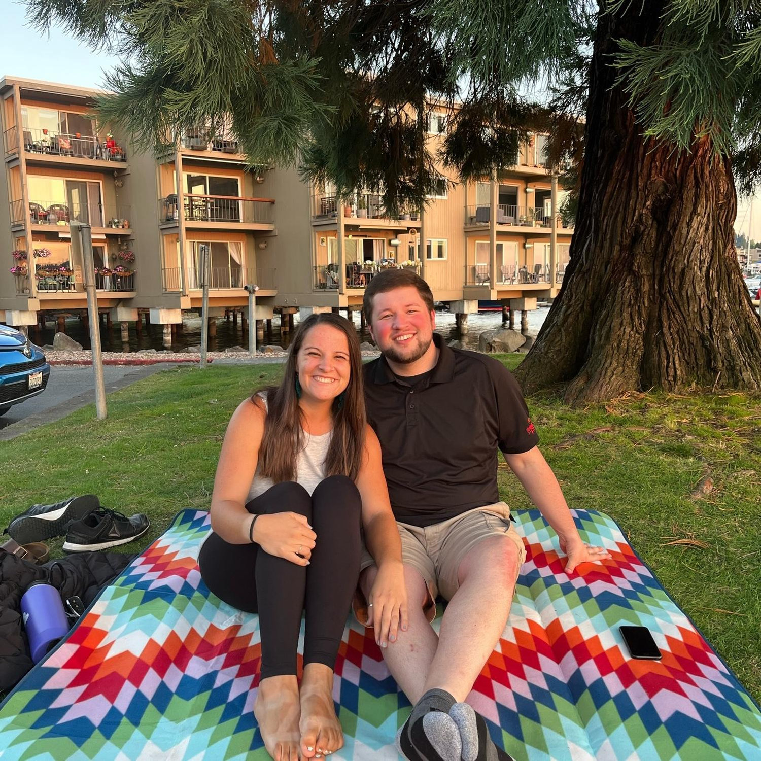 Marina Park. One of our favorite spots in Kirkland to watch the sunset on Lake Washington when I would visit Joel at NU