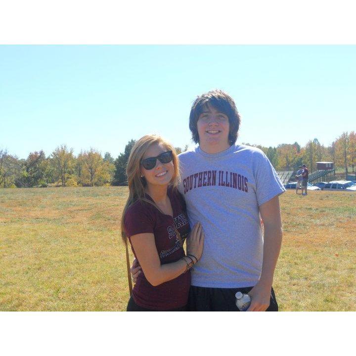 2011: Visiting my brother at SIU. Check out Nolan's mop head!