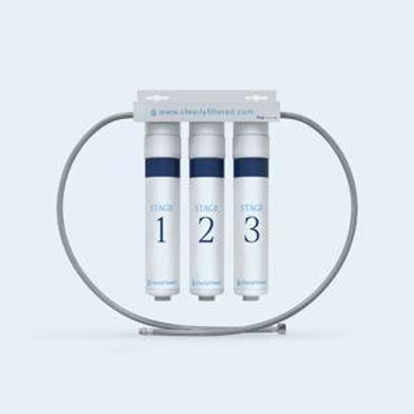 3-Stage Drinking Water Filter System Under Kitchen Sink