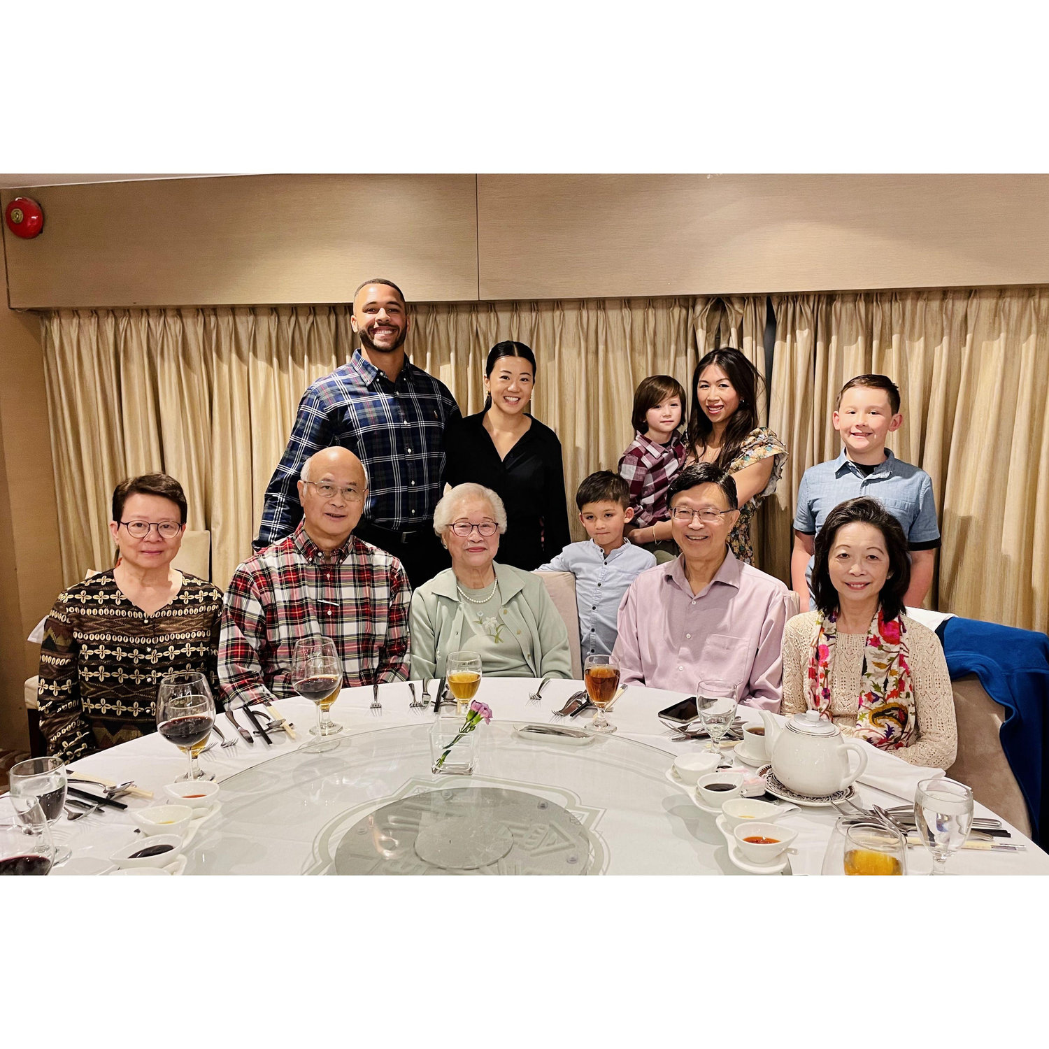 Hong Kong - Bradley was introduced to Haley's extended family and even learned a little bit of Cantonese!