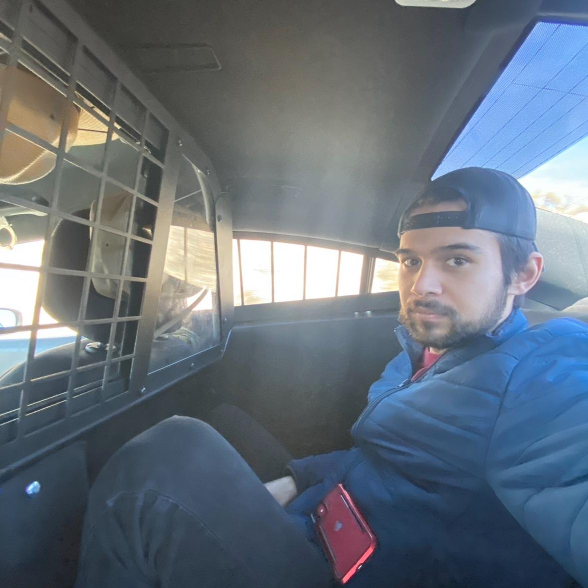 Spring break in the cop car