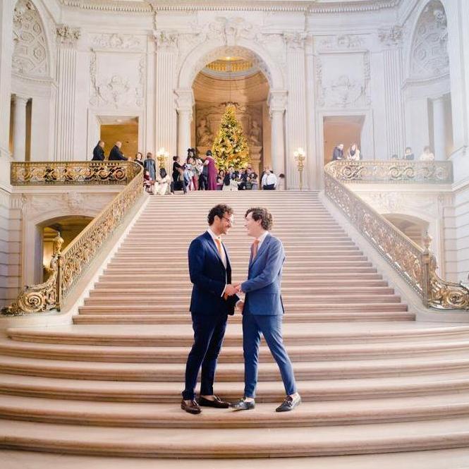When Mikey and Alex actually got married at City Hall!