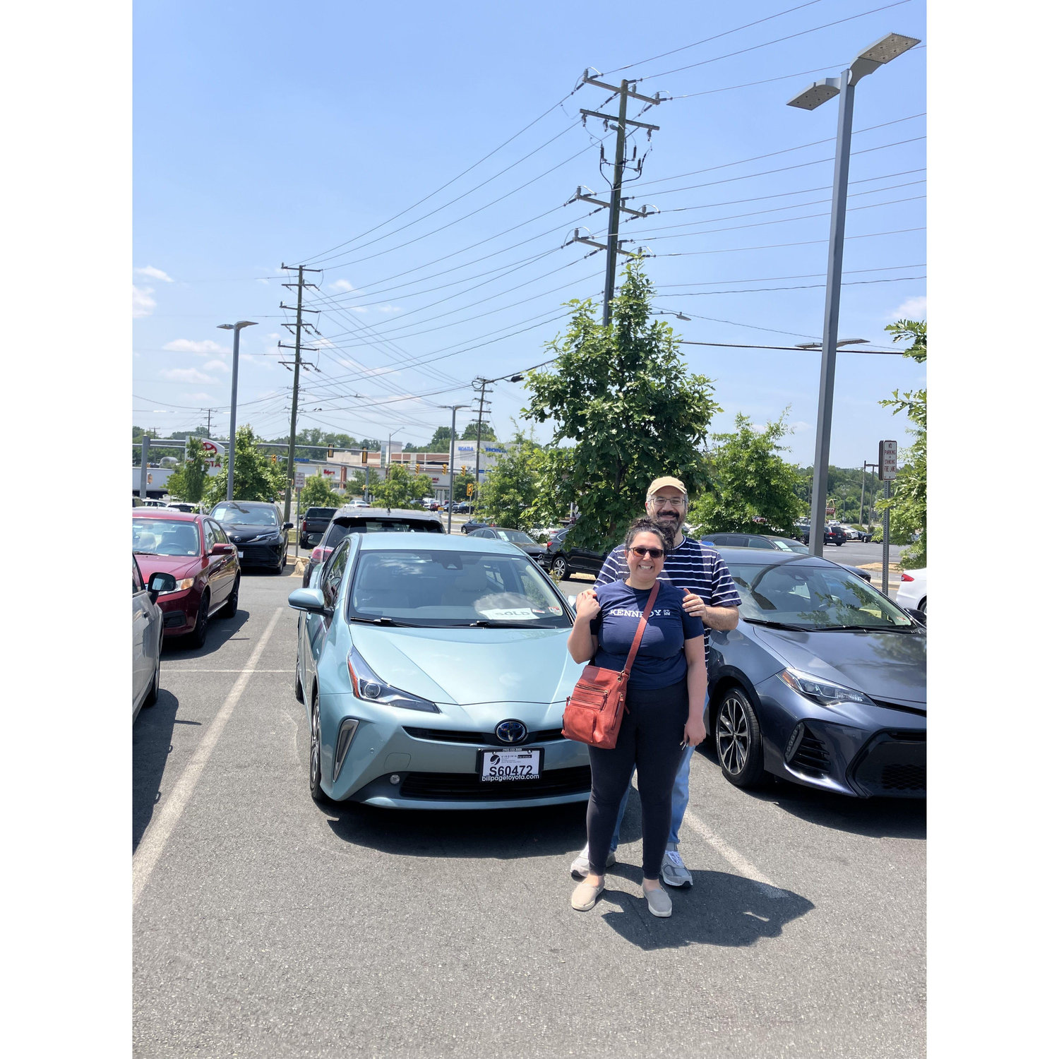 Welcoming this beautiful new addition to our family: Sea Green 2021 Prius!