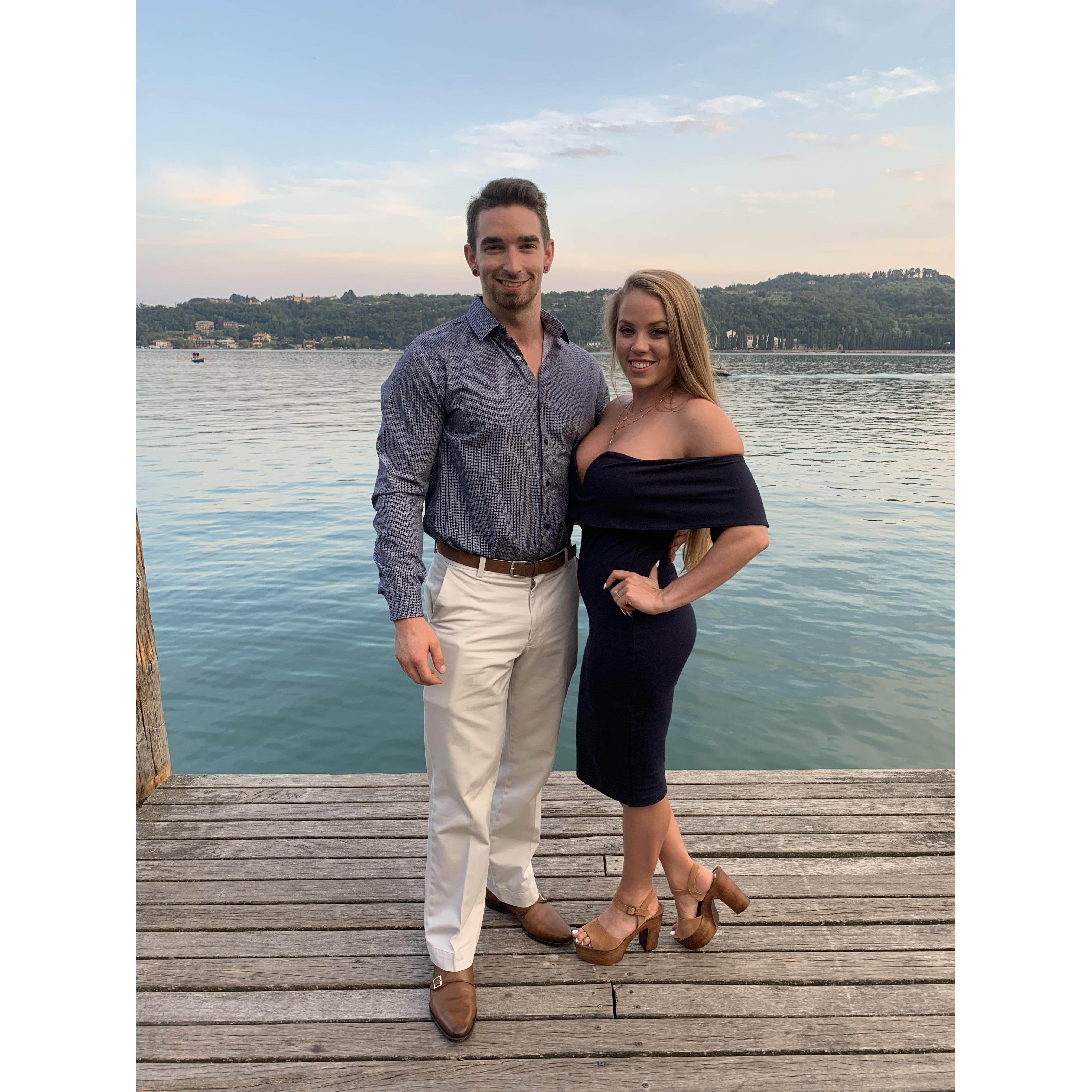 In Italy for our best friend's wedding! - Salo, Italy. Aug 2019