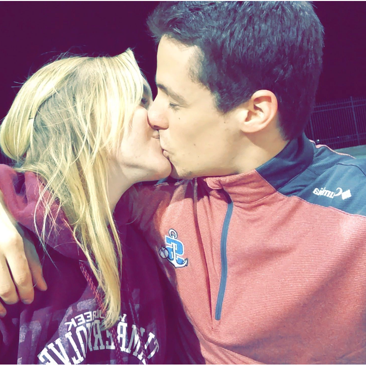 Our first picture as a couple <3