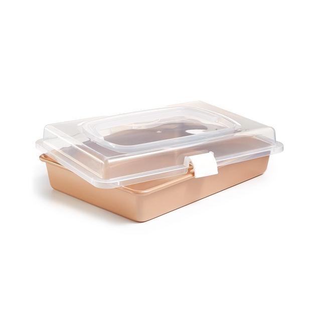 Martha Stewart Collection Champagne Rectangular Pan & Cover, Created for Macy's