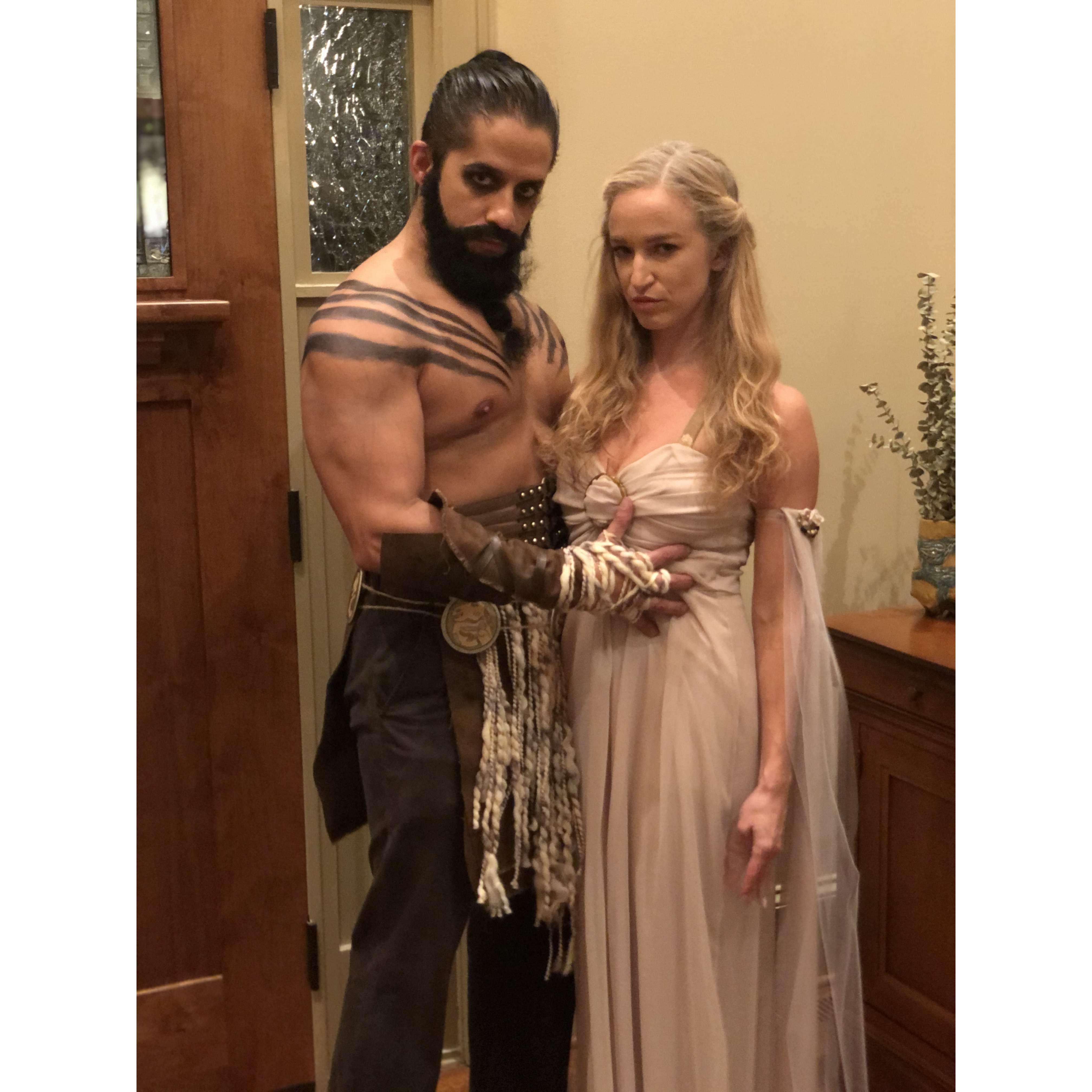Halloween II 2019: Khal Drogo and Khaleesi