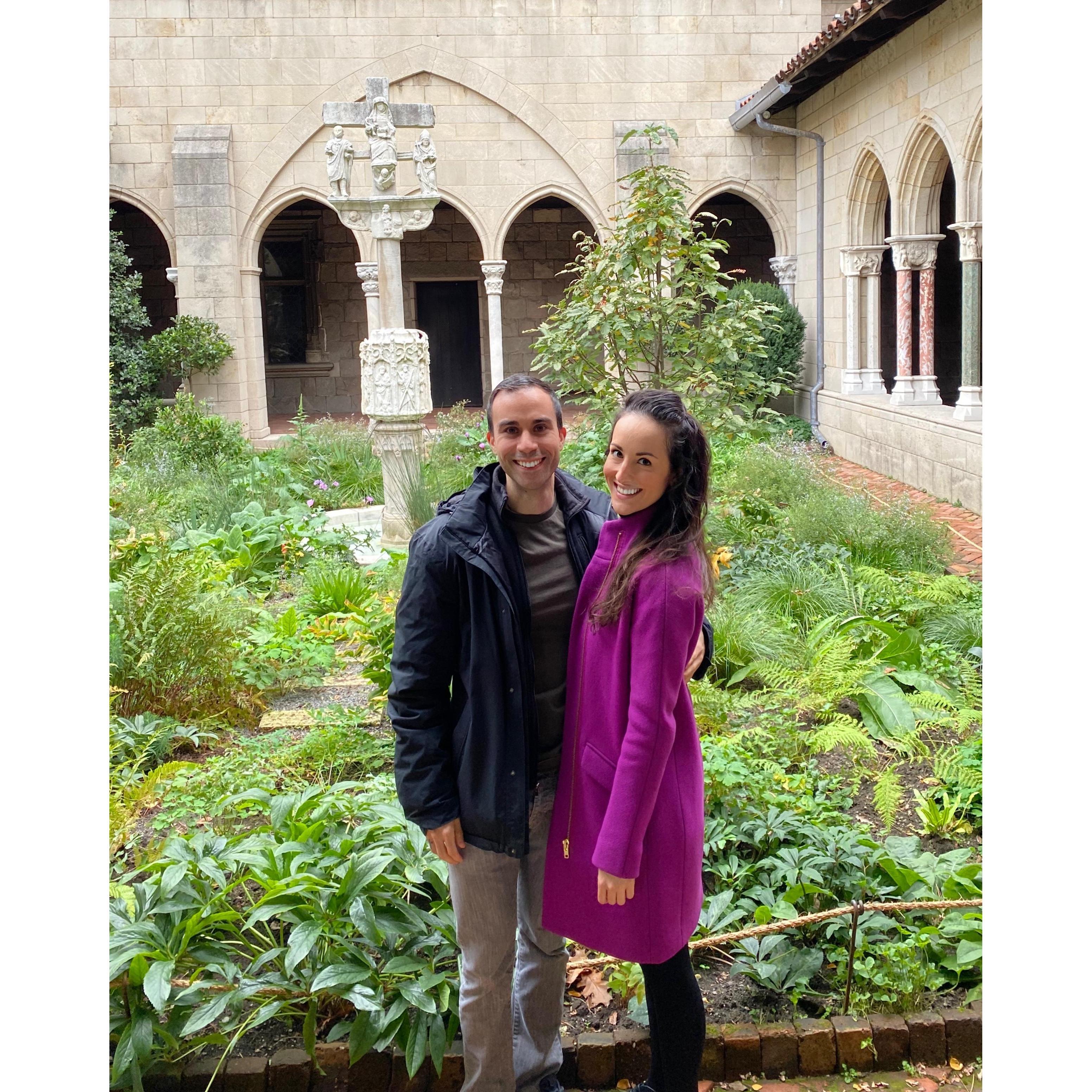Tourists in our own city. A visit to the Met Cloisters.