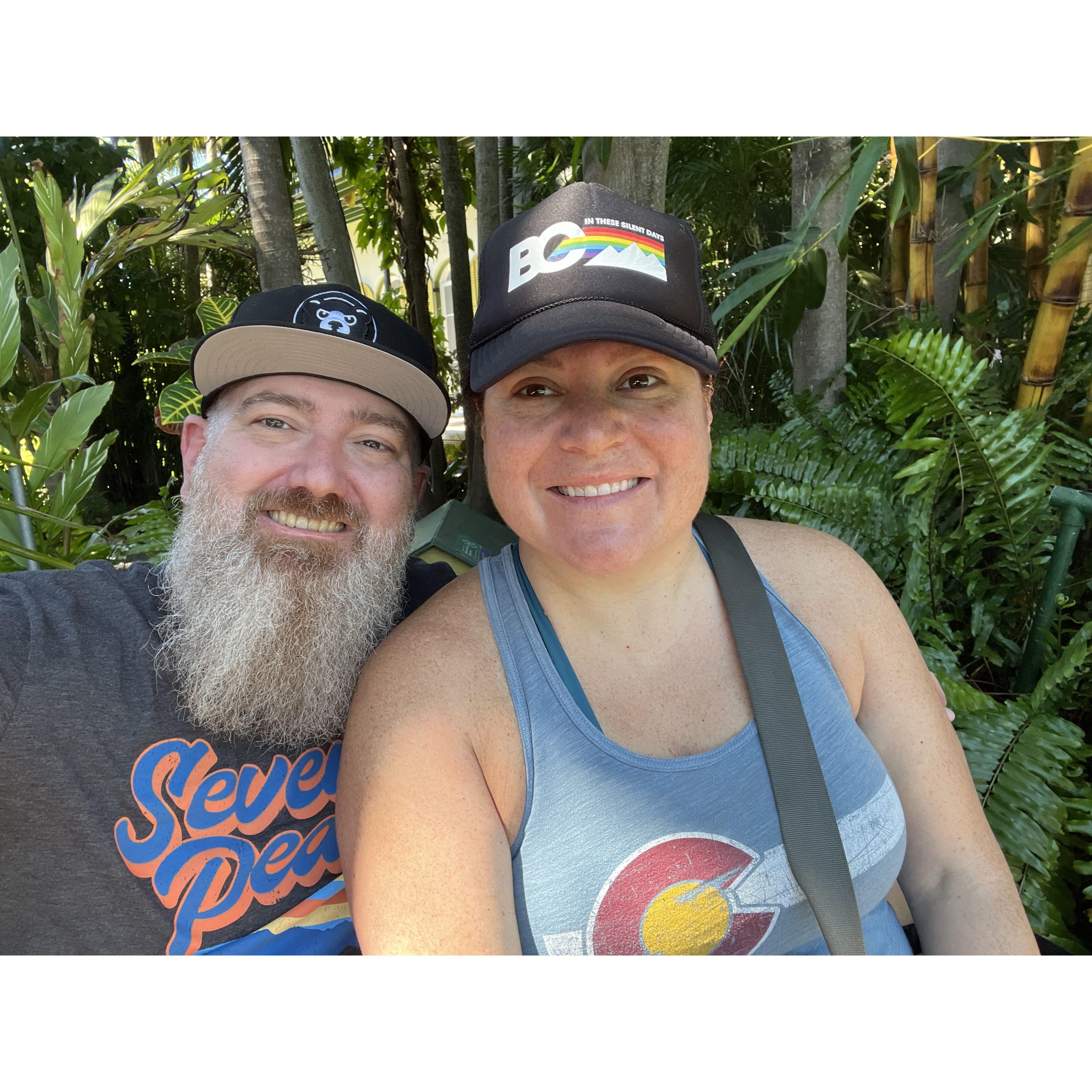 Florida Keys at Hemingway's house Feb 2023