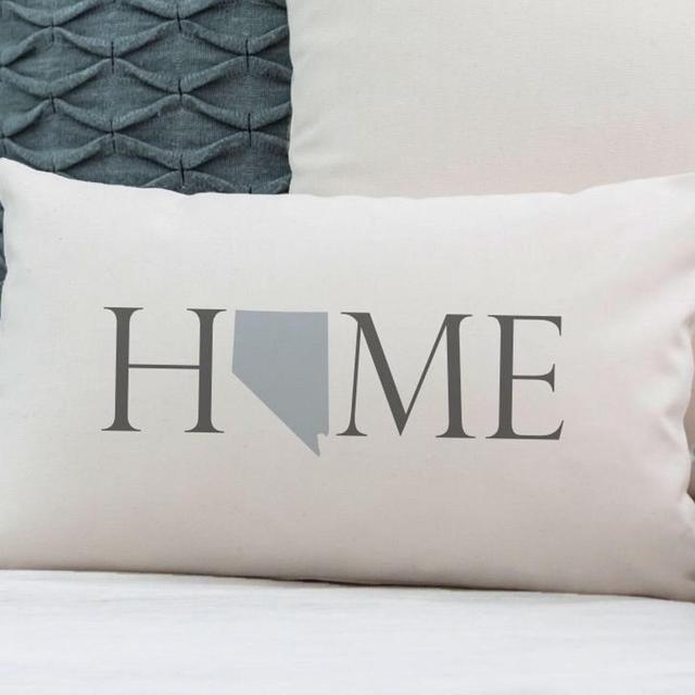 Nevada Home State Lumbar Pillow Cover with optional pillow insert