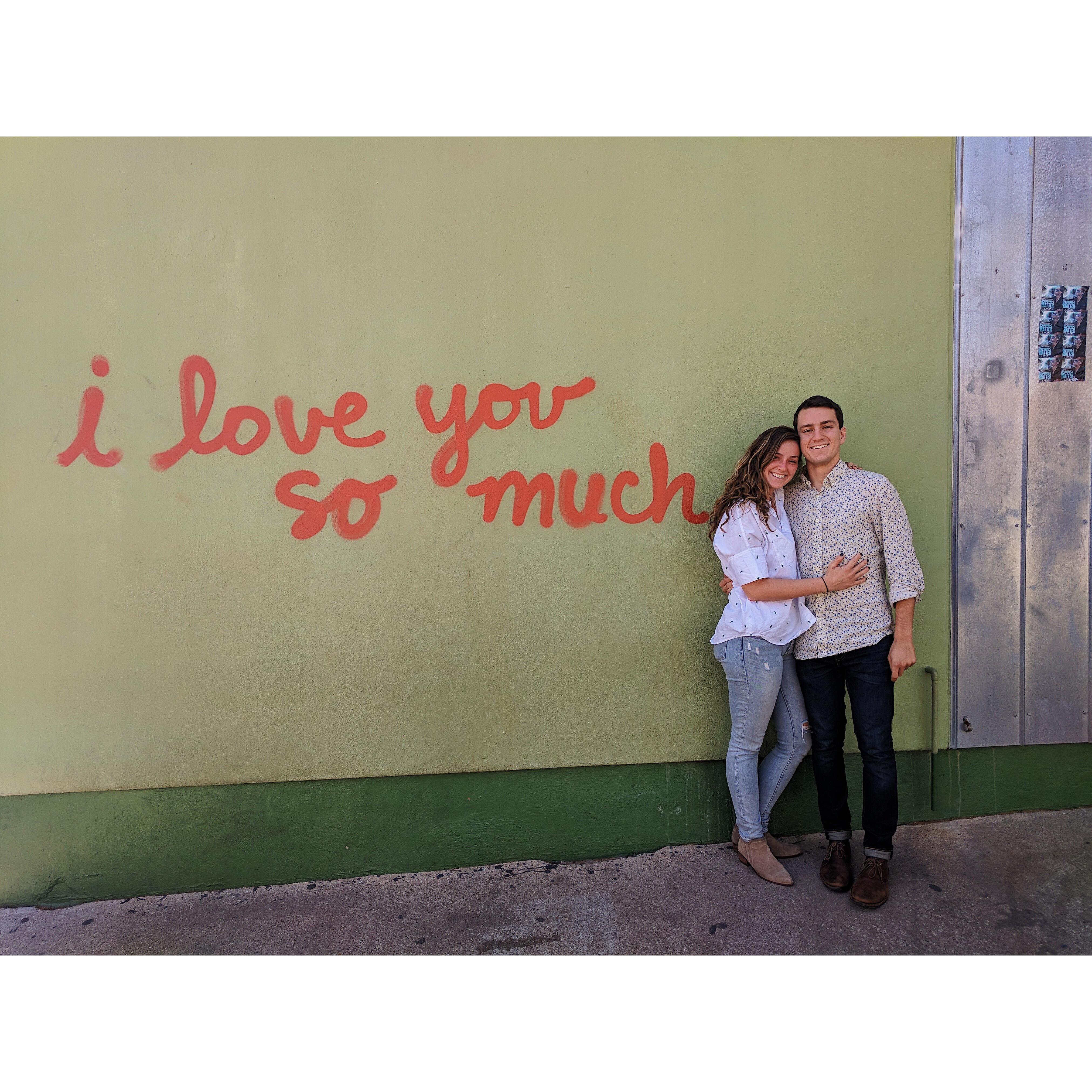 good ol' Austin, TX for Abigail's 21st birthday trip.