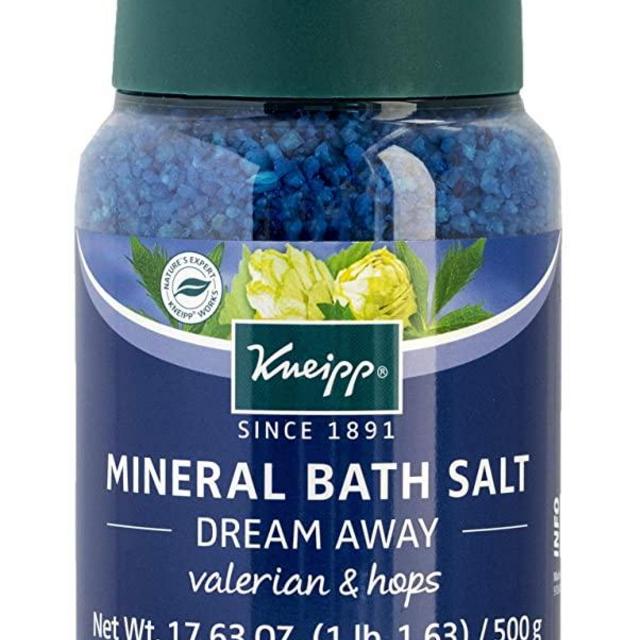 Kneipp Mineral Bath Salt, Dream Away, Valerian & Hops, 17.63 fl. oz.