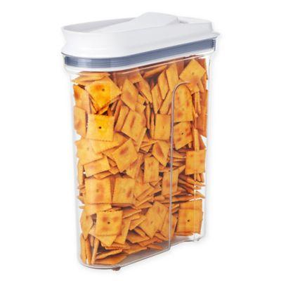 OXO Good Grips® 51.2 oz. Clear Food Container with Dispenser Top in White