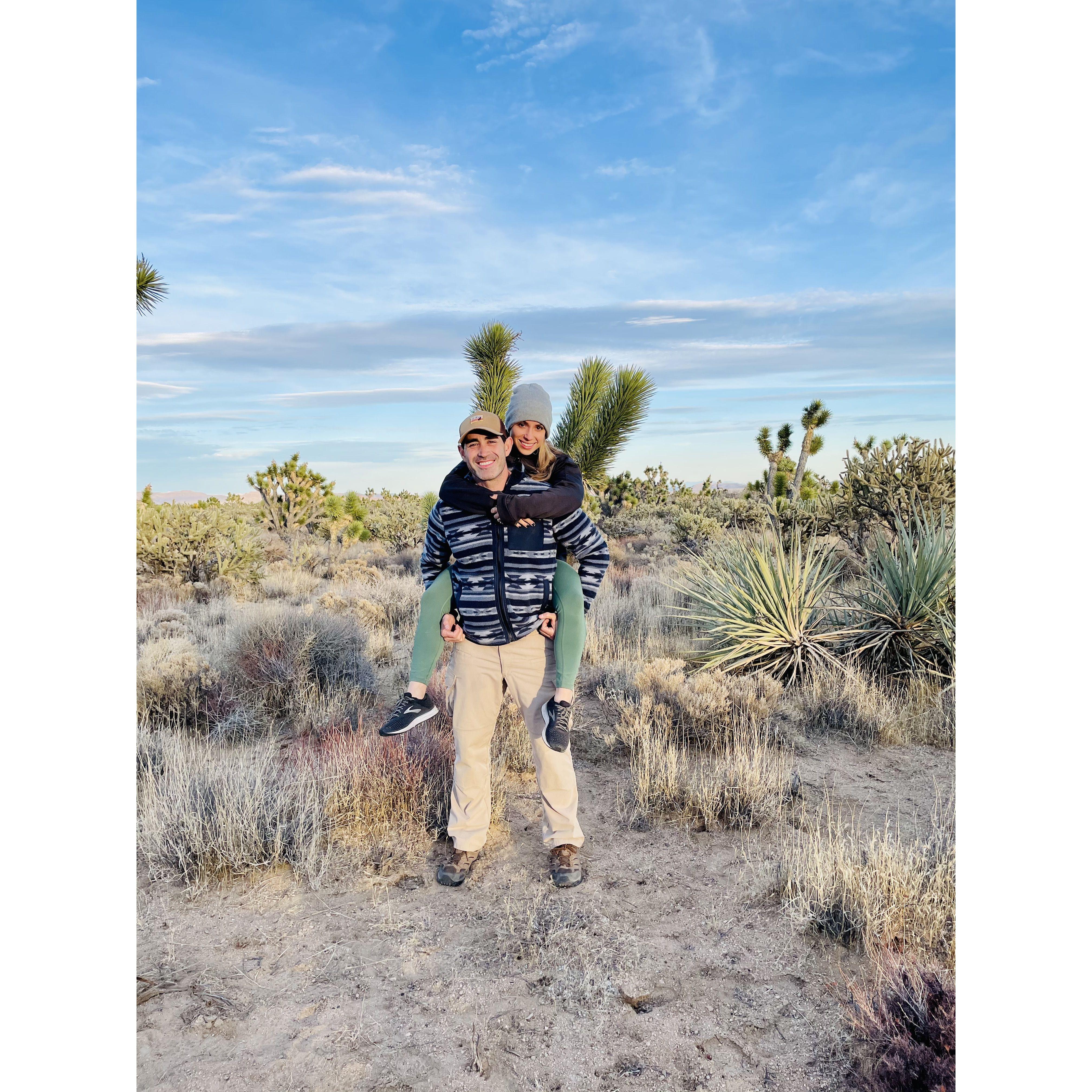 Overlanding trip through the Mojave desert