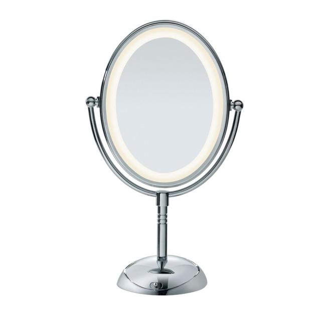 Conair® Reflections Oval LED Lighted Double-Sided Mirror in Polished Chrome