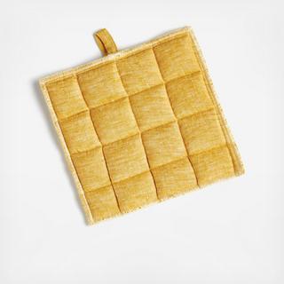 Serged Linen Pot Holder