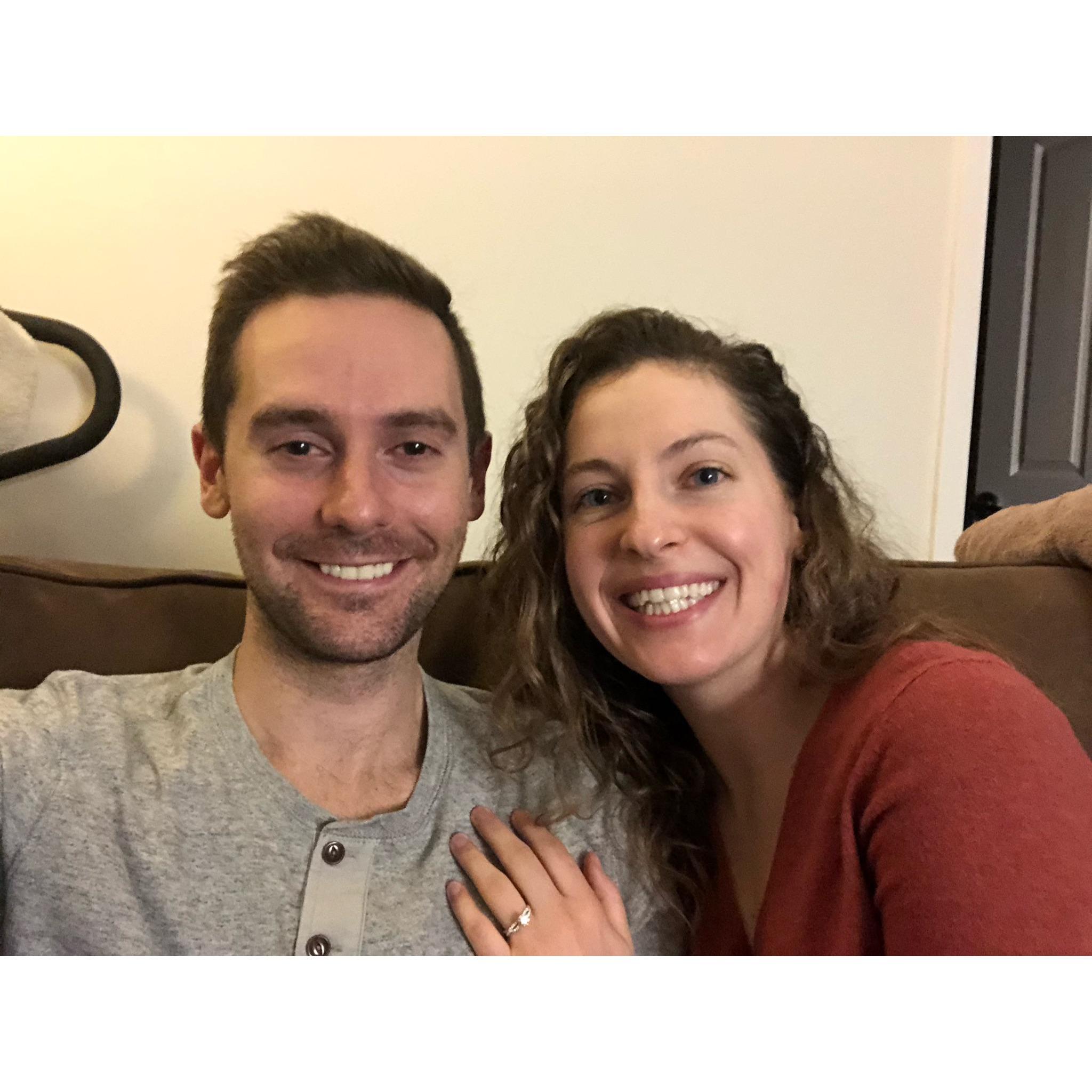 Year 4 - The proposal! She said yes...but you probably already guessed that by now...