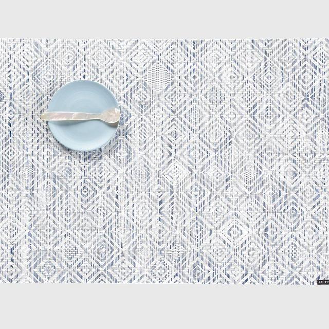 Chilewich Mosaic Indoor/Outdoor Placemats, Set of 4 - Blue