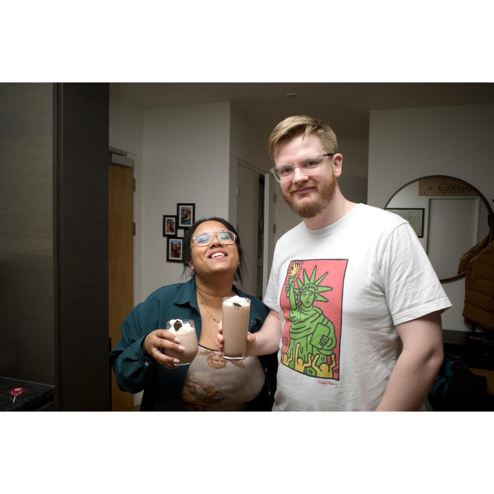 Board games and milkshake night !