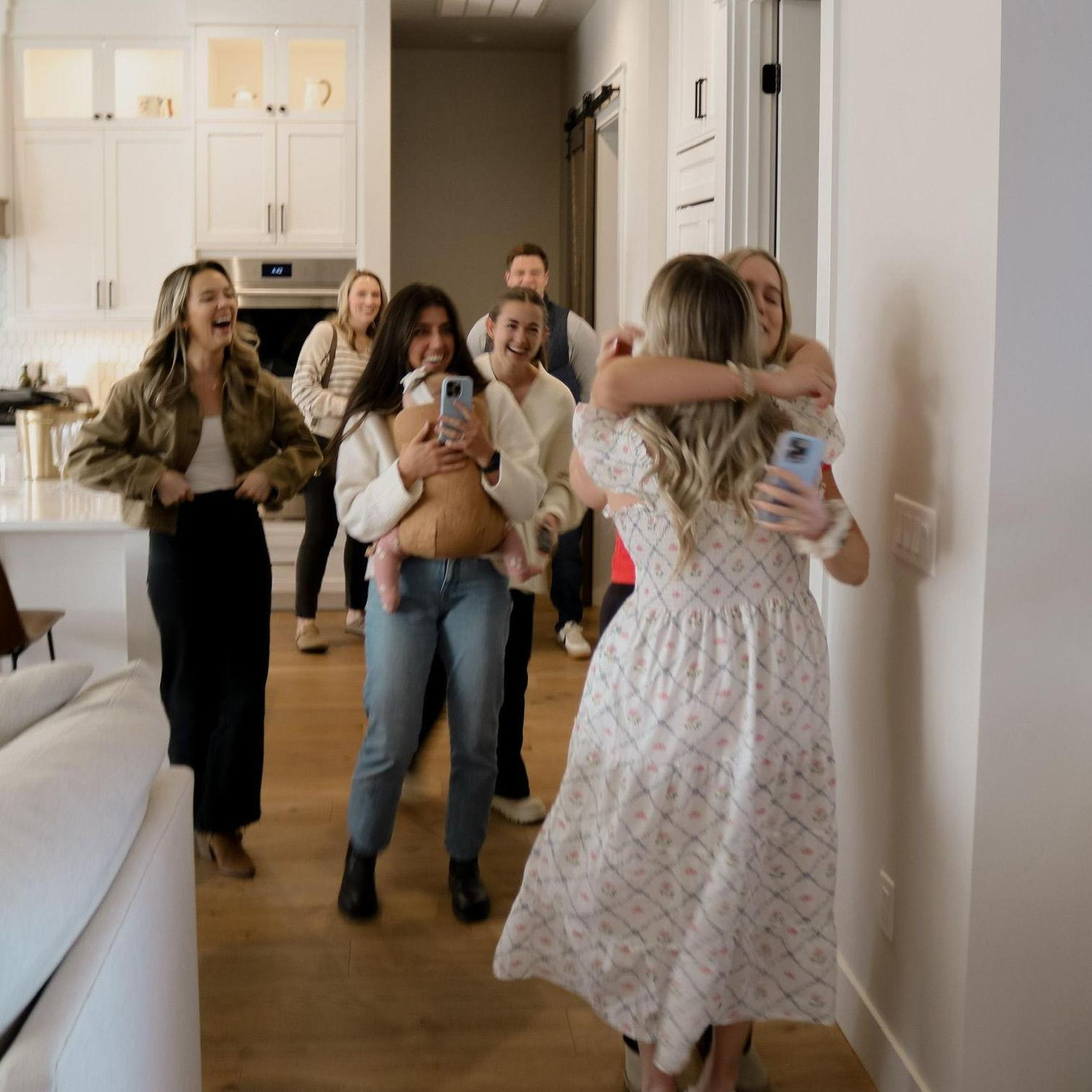 He then surprised her by having her best friends fly out! The most special day