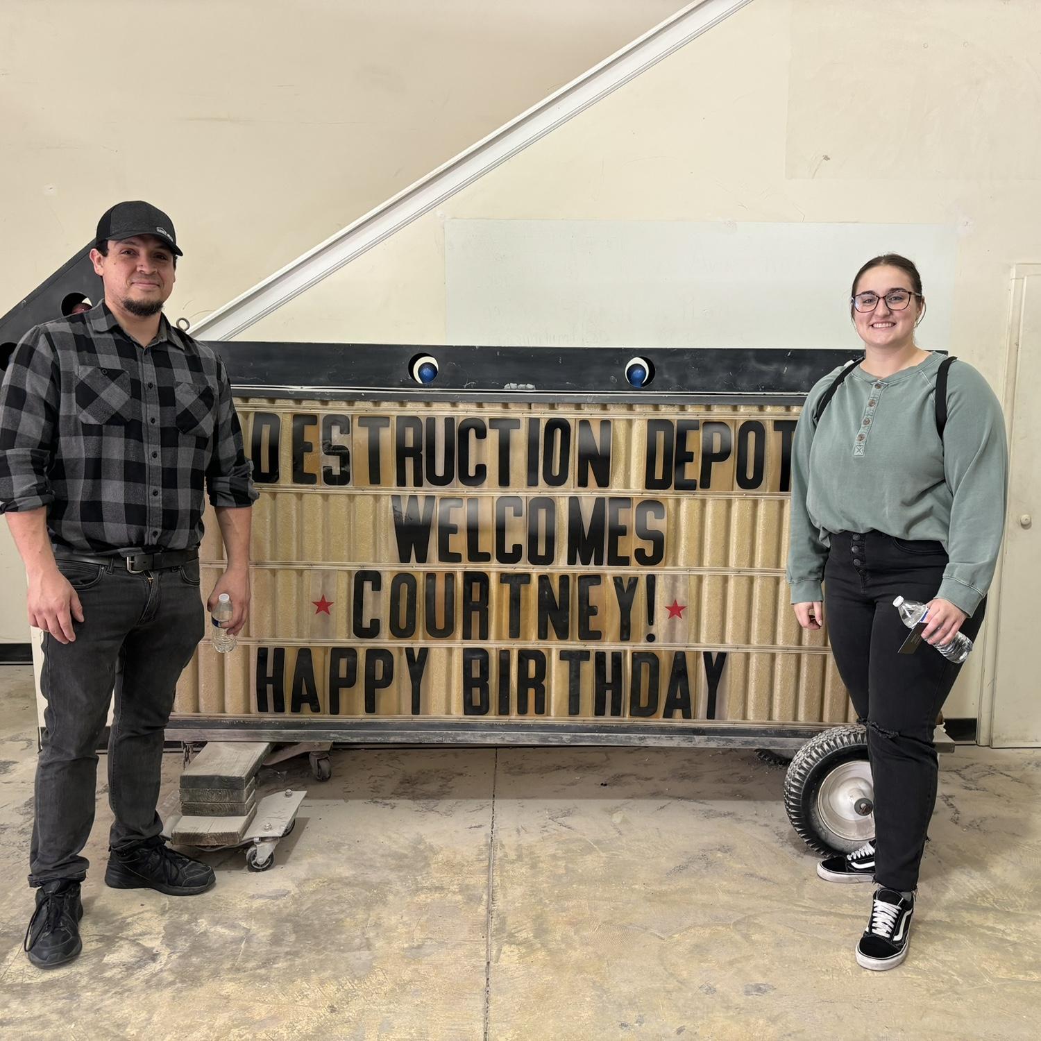 For Courtney's birthday in 2023, Luke surprised her by taking her to a rage room!