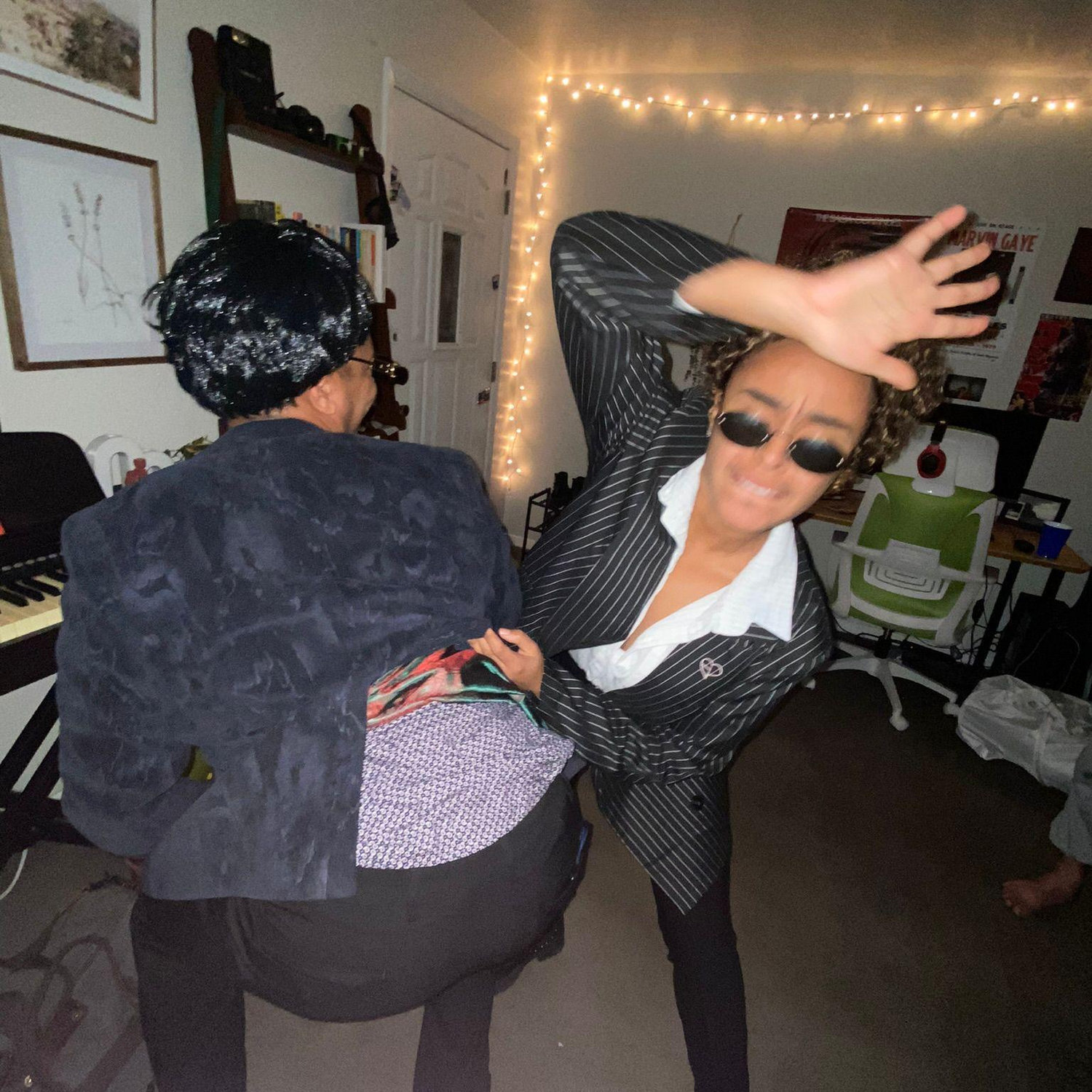 Our first Halloween as Silk Sonic