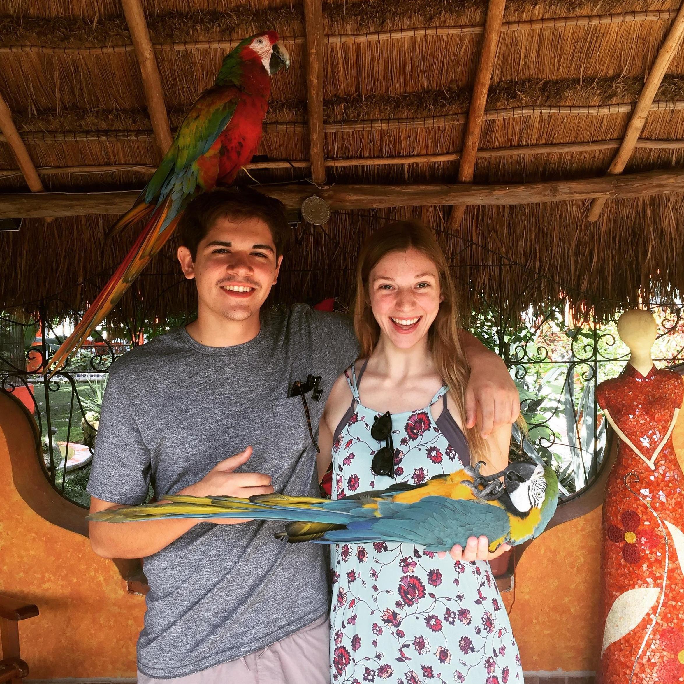 We made friends in Mexico.