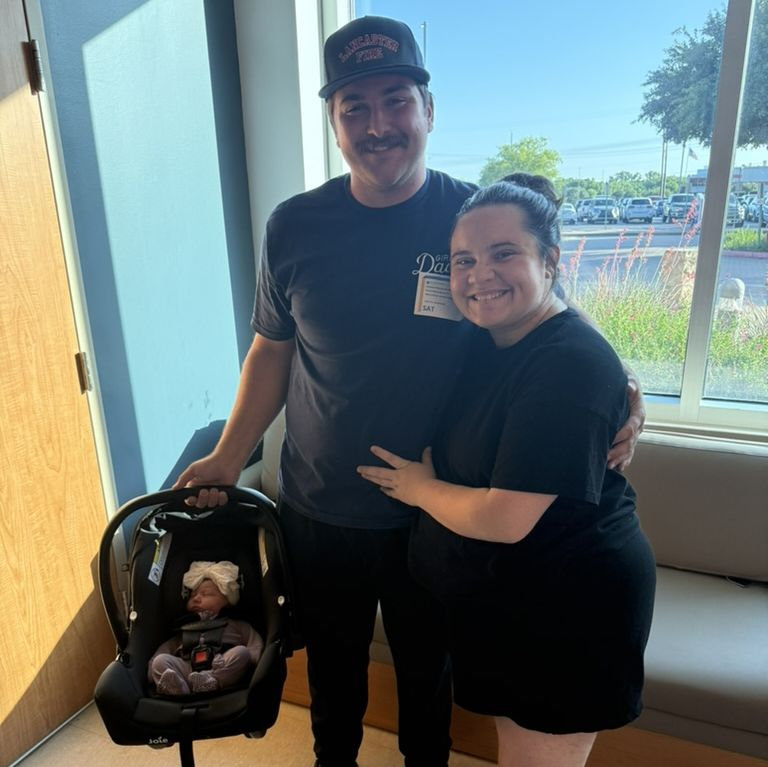The day we brought our beautiful baby girl home.
