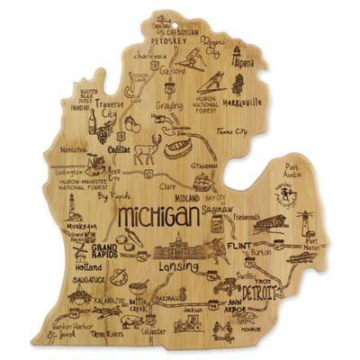 Totally Bamboo® Michigan Destination Cutting Board