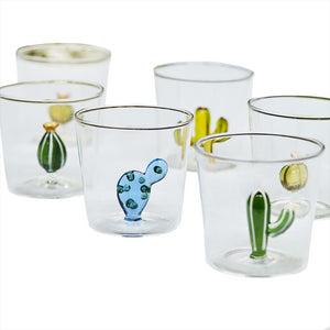 Margarita Cactus Glasses - Set