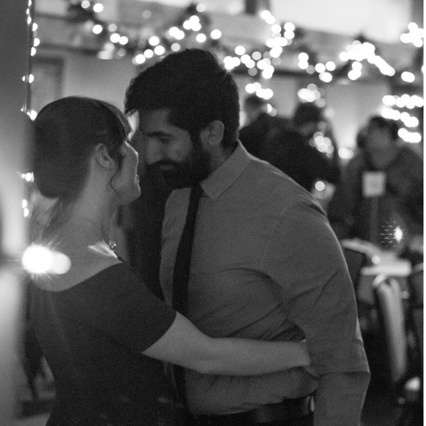 Even in a crowded room we always made space for just the two of us. (Friends wedding Dec 2019)
