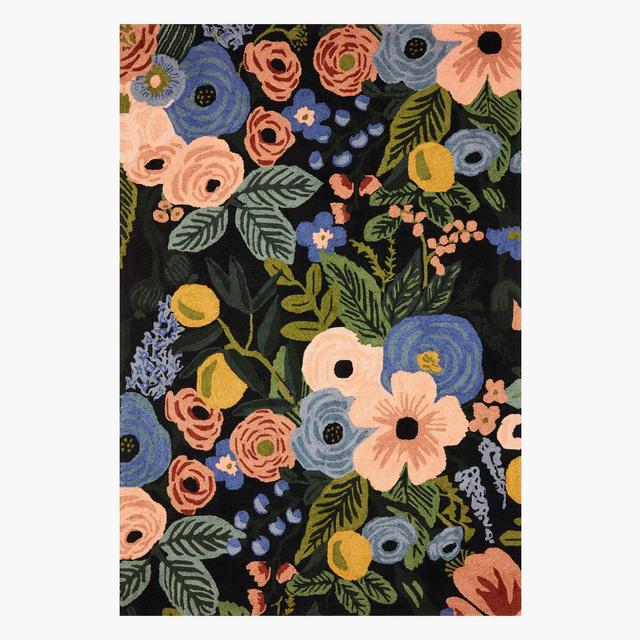 Garden Party Multi Wool-Hooked Rug 3'6x5'6