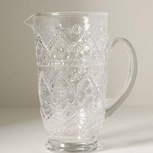 The Bombay Handblown Glass Pitcher
