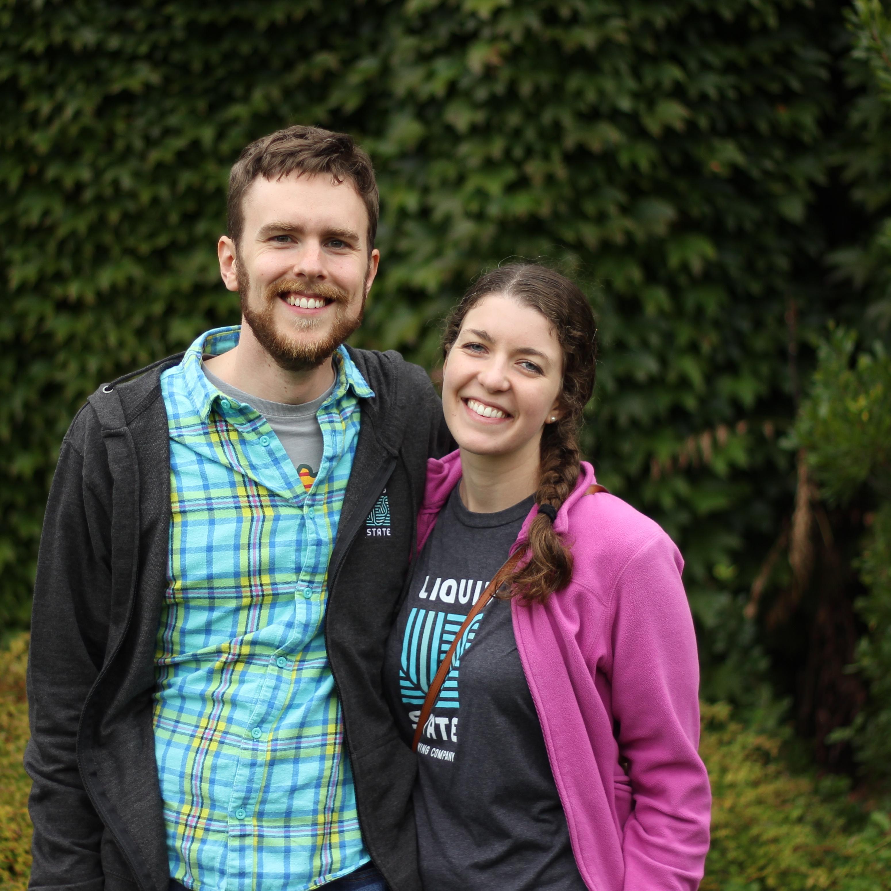 Another picture from our travels together while engaged.