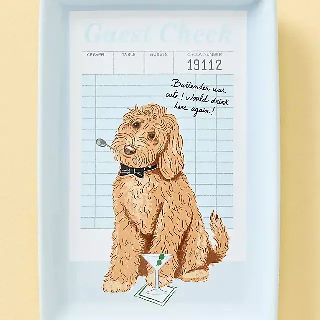 Dog Hobbies Trinket Dish