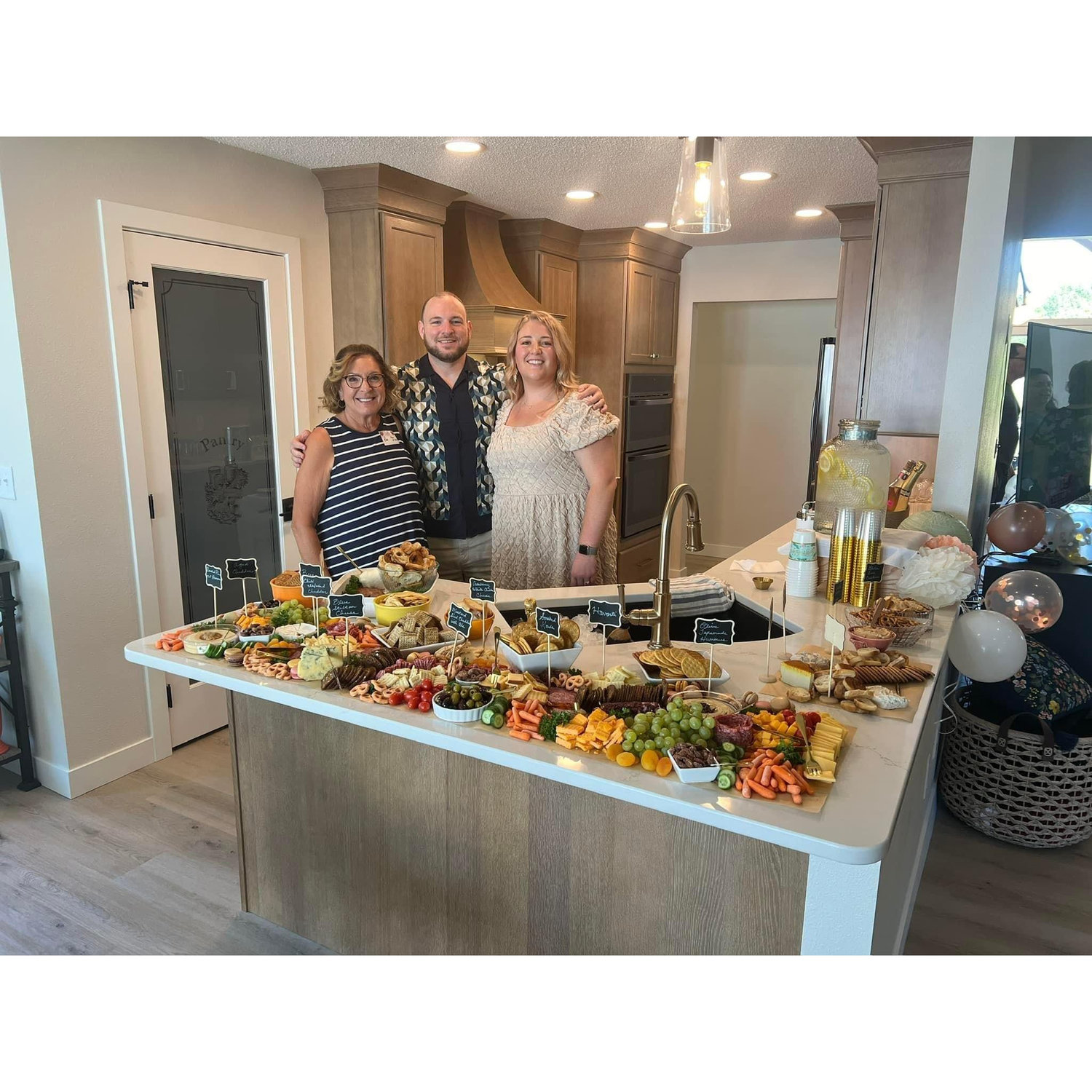 Engagement party - Pat put together an amazing charcuterie table