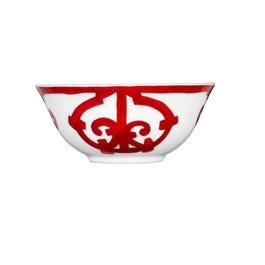 Hermès Balcon Du Guadalquivir Red Oriental Rice Bowl